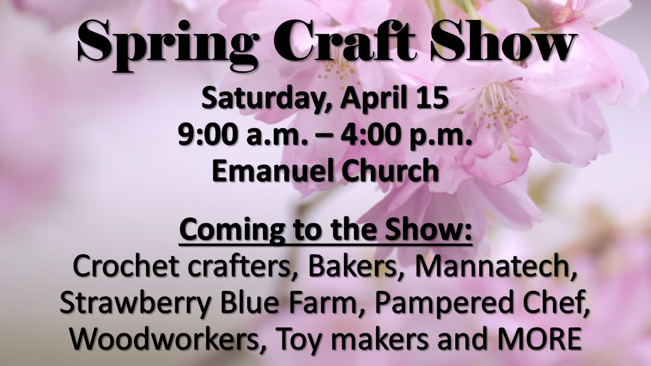 Important Information Emanuel United Church of Christ